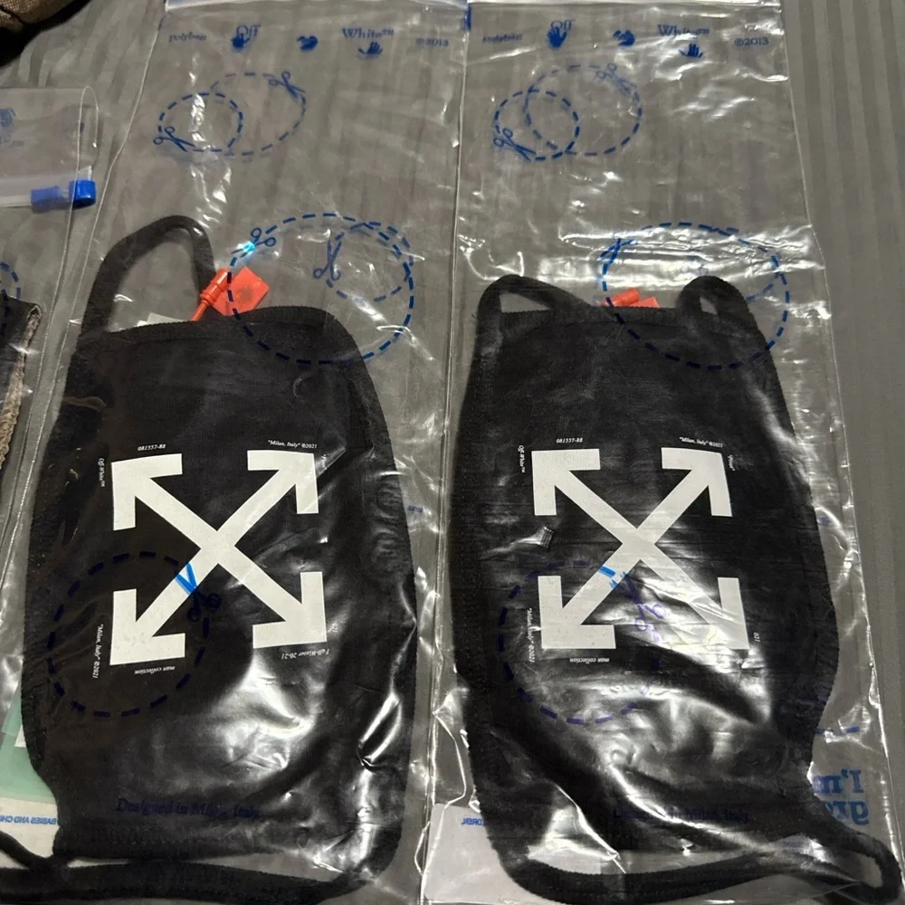 Off-White Black and White Mask
